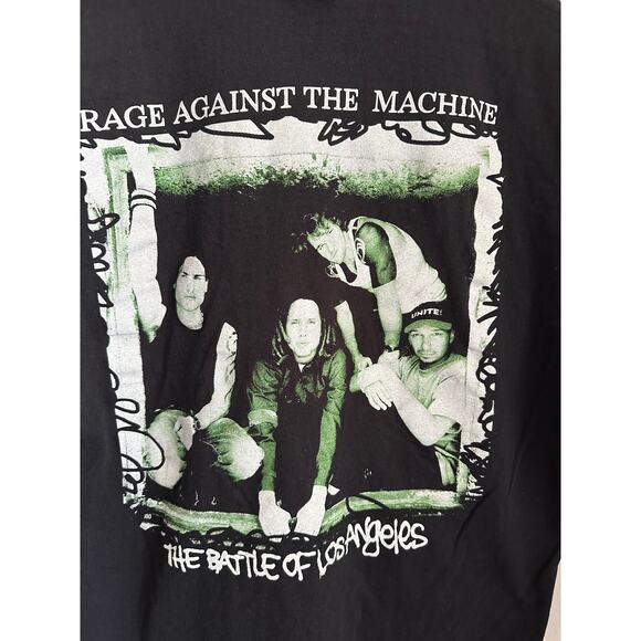 Rage Against The Machine "The Battle of L.A." Vintage Reprint Single Stitch - Picture 4 of 5